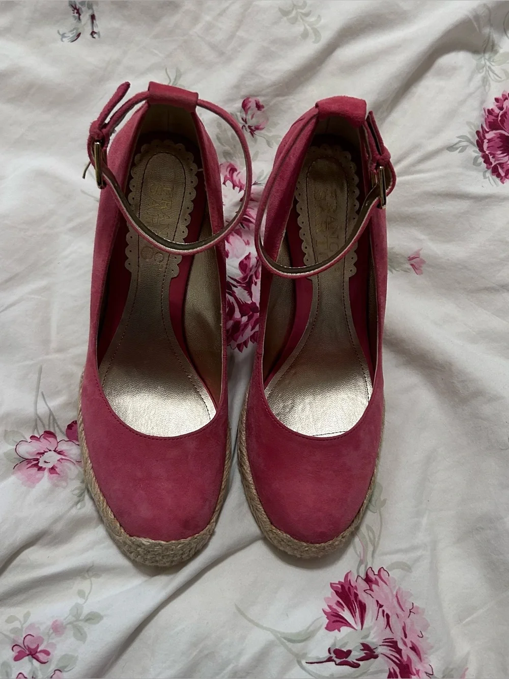 NEW Franco Sarto Suede Wedges